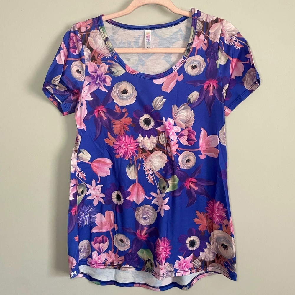 Lularoe Bright Floral Classic T-Shirt